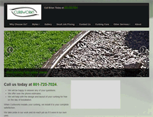 Tablet Screenshot of curbworksutah.com